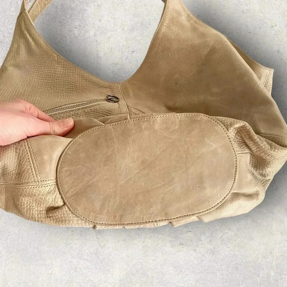 Free People BOLU leather Bag Tan Large - Picture 4 of 14